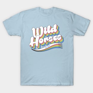 Wild Horses - Retro Rainbow T-Shirt